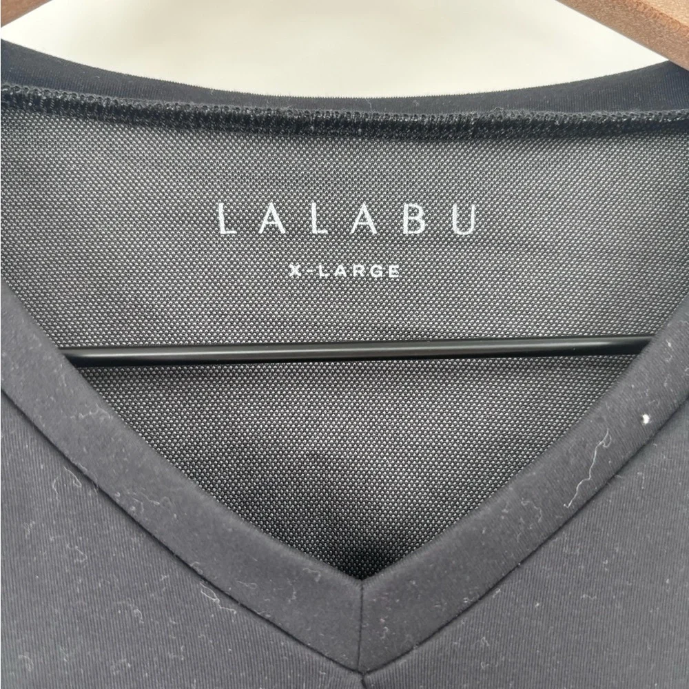 LALABU Men's Black Babywearing Tee XL